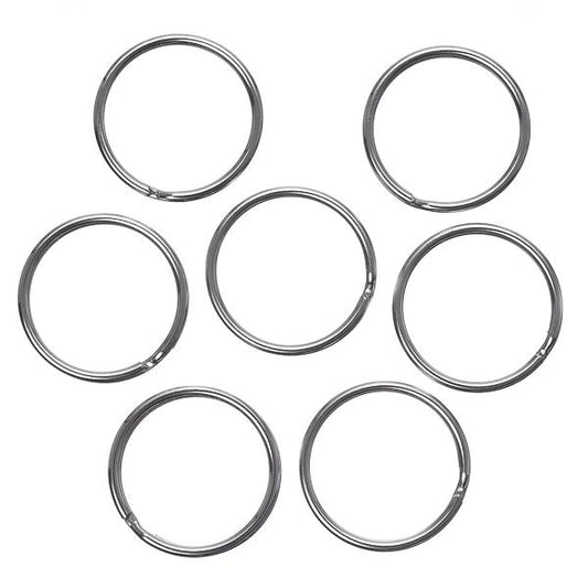 1/2" Stainless Steel Split Rings 100/pk