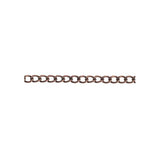 Chain Curb 2x3mm Links Antique Copper 1m