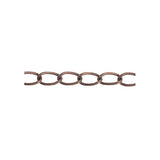 Chain Curb 4x7mm Links Antique Copper 1m