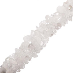 Quartz Crystal (Natural) Bead Chips 36" Strand