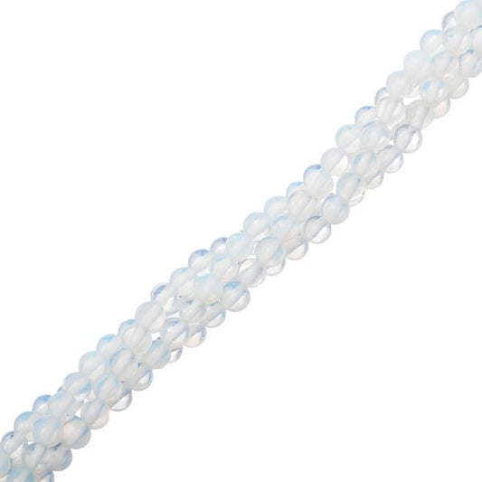 4mm Opalite (Simulated Opal) Beads 15-16" Strand