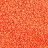 10/0 Czech Seed Beads Opaque Orange 500g