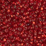 10/0 Czech Seed Beads Silver Lined Red 500g