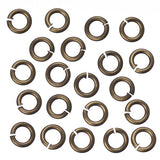 5mm Antique Brass Jump Rings 100 Grams