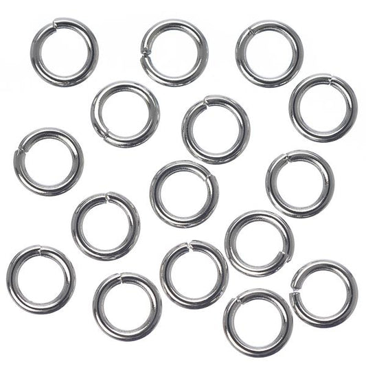 6mm Nickel Jump Rings 100 Grams