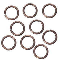 8mm Antique Copper Jump Rings 100 Grams