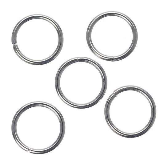 10mm Nickel Jump Rings 100 Grams