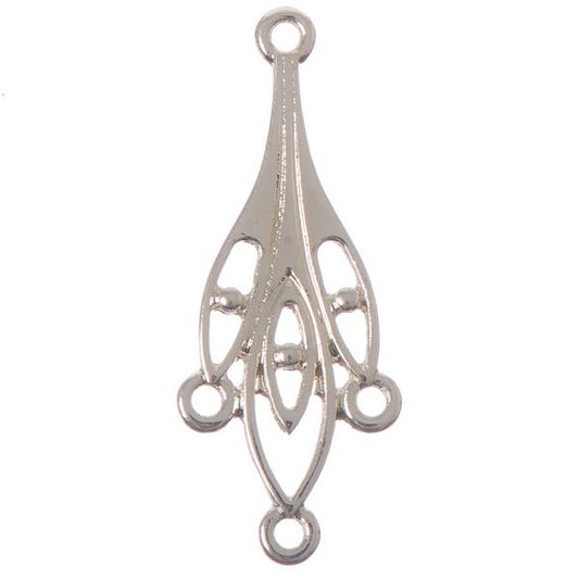 34mm Silver Chandelier 2/pk