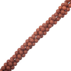 4mm Goldstone (Synthetic) Beads 15-16" Strand