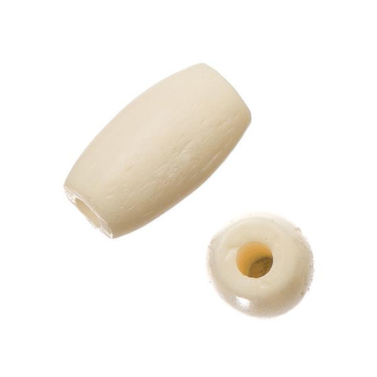 Hairpipe Bone Beads, 1/2" Ivory 100/pk