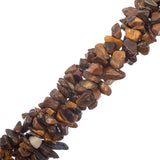 Tiger Eye (Natural) Bead Chips 31" Strand