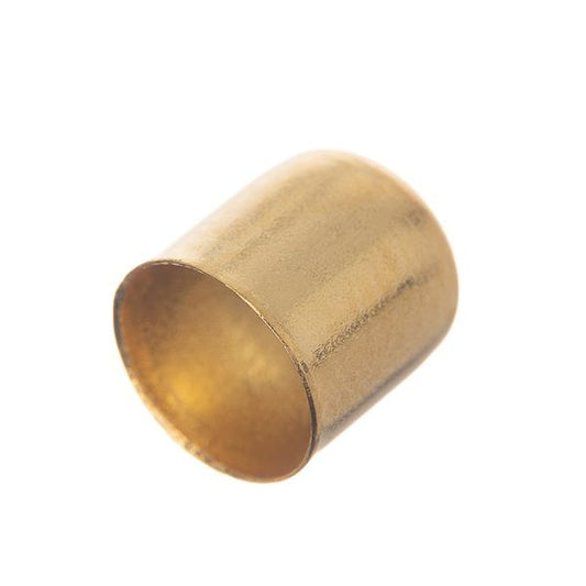 8mm Gold End Caps 10/pk