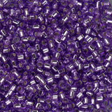 11/0 Delica Bead #1347 Silver Lined Purple 5.2g