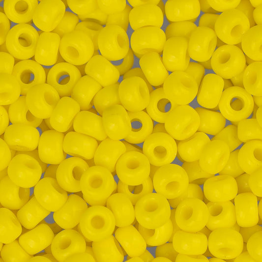 8/0 Miyuki Seed Beads #0404 Opaque Yellow 22g