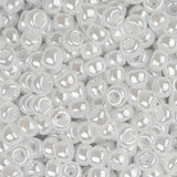 8/0 Miyuki Seed Beads #0528 White Pearl Ceylon 22g