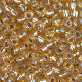 8/0 Miyuki Seed Beads #1003 Silver Lined Gold AB 22g