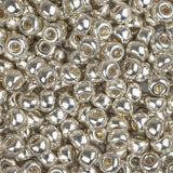 8/0 Miyuki Seed Beads #1051 Galvanized Silver 22g