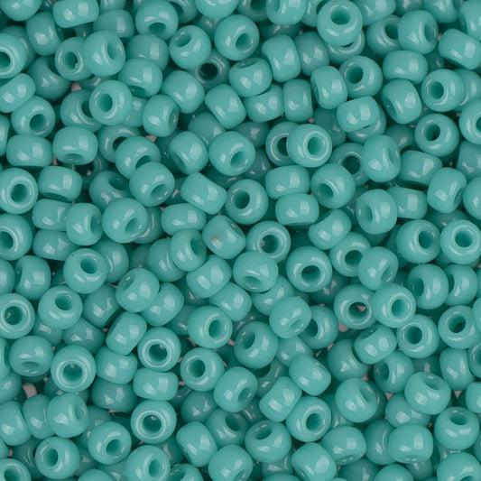 11/0 Miyuki Seed Beads #0412 Opaque Turquoise Green 22g