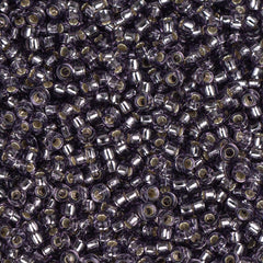 15/0 Miyuki Seed Beads #0024 Silver Lined Amethyst 22g