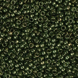 15/0 Miyuki Seed Beads #0306 Olive Gold Luster 22g