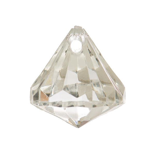 23x26mm Acrylic Crystal Teardrop Pendant 5/pk