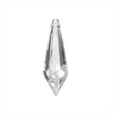 13x38mm Acrylic Crystal Teardrop Pendant 5/pk