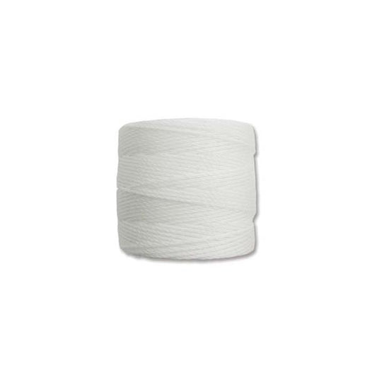 S-Lon Bead Cord .5mm White 77yd Spool