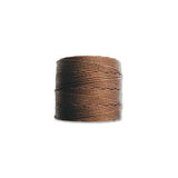 S-Lon Bead Cord .5mm Brown 77yd Spool