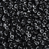 Czech Superduo Beads 24g Jet Black