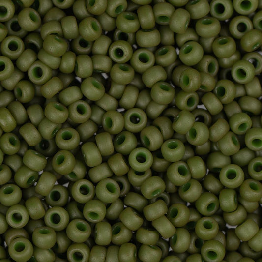 11/0 Miyuki Seed Beads #2049 Olive Green 23g