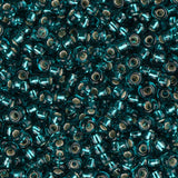 11/0 Miyuki Seed Beads #30 Silver Lined Dark Teal 24g