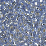 8/0 Miyuki Seed Beads #2430 Silver Lined Light Sapphire 22g