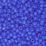 11/0 Czech Seed Beads #01010 Opaque Oily Blue 23g