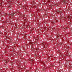 11/0 Czech Seed Beads #34994 Colour Lined Red 23g