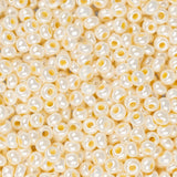 11/0 Czech Seed Beads #35017 Opaque Pearl Eggshell 23g