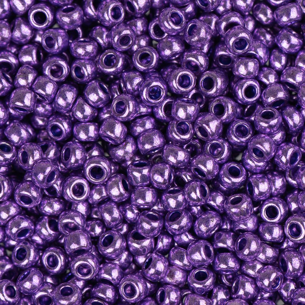 11/0 Czech Seed Beads #35025 Metallic Purple 23g – i-Bead Inc.