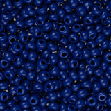 10/0 Czech Seed Beads #084 Opaque Dark Royal Blue 22g