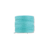 S-Lon Bead Cord .5mm Aqua 77yd Spool