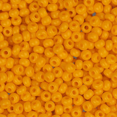 11/0 Czech Seed Beads #34918 Opaque Light Orange 23g