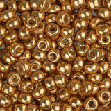 8/0 Miyuki Seed Beads #4203 Duracoat Galvanized Yellow Gold 22g