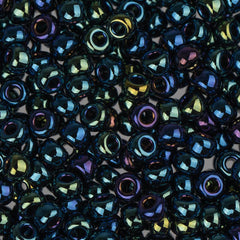 8/0 Miyuki Seed Beads #452 Metallic Dark Blue Iris 22g