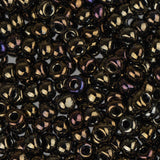 8/0 Miyuki Seed Beads #458 Metallic Brown Iris 22g