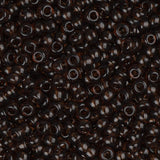 11/0 Miyuki Seed Beads #0135 Transparent Chocolate Brown 22g