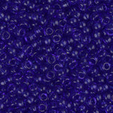 11/0 Miyuki Seed Beads #0151 Transparent Cobalt 22g