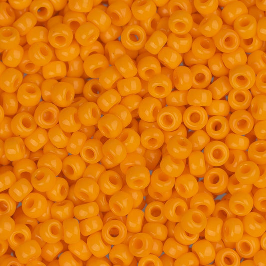 11/0 Miyuki Seed Beads #0405 Opaque Orange Mandarin 22g