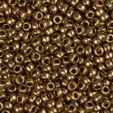 11/0 Miyuki Seed Beads #0457L Metallic Light Bronze 22g