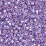 11/0 Miyuki Seed Beads #0574 Lilac Silver Lined Opal Alabaster 22g