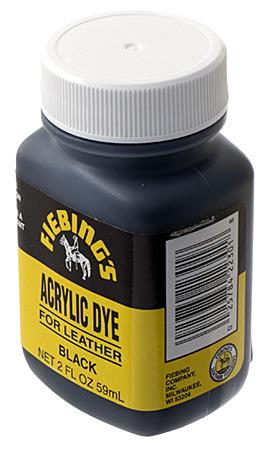 Fiebing's Acrylic Dye 2oz Black