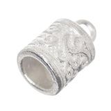 8.5mm Silver End Cap 10/pk