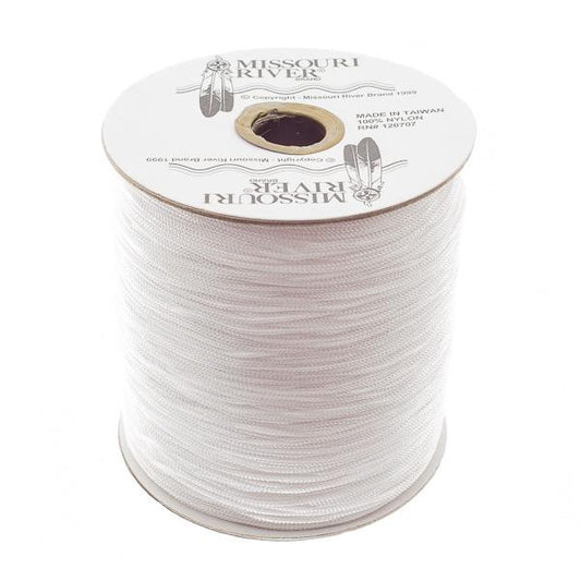 Round White Shawl Fringe 1800ft Spool